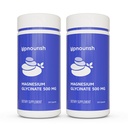 UpNourish Chelated Magnesium Glycinate 500mg Capsules - Magnesium Chelate for High Absorption - Suplemento de magnesio puro para calma, calambres de las piernas, relajación muscular 480 cápsulas