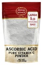 Spicy World Ascorbic Acid 1 LB Bulk Bag - Pure Vitamin C Powder - 100% Puro, Grado de alimentos, se puede utilizar para Canning, Fruit, Pools - USP Grade