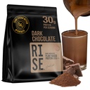 Polvo de proteínas de base vegetal para hombres y mujeres – 30g Proteína vegetal completa y 3g Leucine, Bloat cero, Cacao de gourmet, Textura de espuma, Chocolate oscuro, 15 piezas