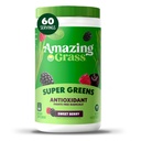 Increíble Grass Greens Superfood Antioxidant: Greens Powder with Organic Spirulina, Beet Root Powder, Elderberry & Probiotics, Sweet Berry, 60 Servings (Packaging May Vary)