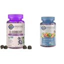 Garden of Life Organics Elderberry Gummies for Adults &amp; Kids - Immune Support Supplement with Organic Fruit &amp; Organics Gummy Vitamins Multi Berry, 120 Conde