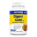 Enzymedica Digest Gold + ATPro, Maximum Strength Enzyme Formula, Prevents Bloating and Gas, 14 Key Enzymes Incluyendo Amylase, Protease, Lipase y Lactase, 180 cápsulas