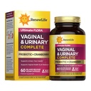 Renovar el bienestar de las mujeres de la vida Vaginal y suplemento urinario probiótico y de arándano, suplemento probiótico para el equilibrio de pH para las mujeres, salud digestiva, lácteos, soya y libre de gluten, 3,5 millones CFU 60 Ct