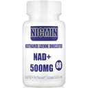 Liposomal NAD+ Suplemento 800mg con TMG 300mg, Max Absorption Actual NAD+ Suplemento(No un precursor para energía celular, envejecimiento saludable y reparación de músculo 60 cápsulas