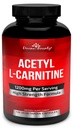 Rebono Divino Acetyl L-Carnitine Capsules 1200mg Por Serving - L Carnitine Suplemento 120 Vegetarian Capsules