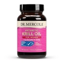 Dr. Mercola Krill Oil for Women - 2 mg Astaxanthin - MSC Certified Sustainable - Supports Brain, Skin & Immune Systems - with Omega-3s - Non-GMO, Gluten-Free &amp; Soy-Free - 90 cápsulas (30 servidos)
