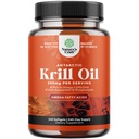Antártico Krill Oil 500mg Softgels - Omega 3 Krill Oil Supplement with EPA DHA " Astaxanthin for Brain Joint & Heart - 3rd Party Lab Tested No Gluten GMOs or Fishy Aftertaste (Up to 8 Month Supply)