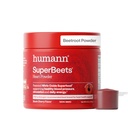 HumanN SuperBeets Beet Root Powder - Superalimento de Beetroot no GMO - Suplemento de óxido nítrico para la salud del corazón, Circulación " Apoyo a la presión sanguínea - Cereza negra, 30 Servimientos