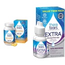 TheraTears Omega 3 Suplemento, 1200mg, 90 ct (Pack of 1) " Extra Dry Eye Therapy Lubricating Eye Drops for Dry Eyes, 0.5 fl oz Bottle, 2 Count