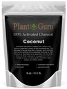 Powder de carbón activado 8 oz. Coco - Grado de alimentos Kosher Non-GMO - Blanqueamiento de dientes, Máscara facial y fabricación de jabón. Promueve la desintoxicación natural y ayuda a la digestión