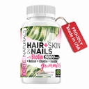 Crecimiento del cabello Biotina Gummies for Women, Hair Skin & Nails Vitaminas, 5000mcg Biotin, Made in USA, Iodine for Nail Fungus, Choline Inositol Suplementos, Biotina Gomitas para el Cabello