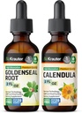 BIO KRAUTER Goldenseal Tincture 2 Fl. Oz. " Calendula Tincture 2 Fl. Oz.