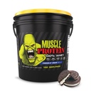 COLOSSAL LABS Muscle Whey Protein Flavored Protein Powder, 25,000mg Amino Acids/Serving, Cold Filtered(Packaging May Vary) (12 Pound (Bucket), Cookies &amp; Crema)