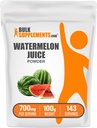 BulkSupplements.com Watermelon Juice Powder - de Watermelon Fruit, Fruit Powder, Hydation Supplement - 700mg per Serving, 100g (3.5 oz) (Pack of 1)