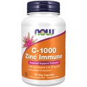 AHORA Suplementos de alimentos, C-1000 &amp; Zinc Immune, Fórmula de Apoyo Estacional*, Protección Antioxidante*, 90 cápsulas de Veg