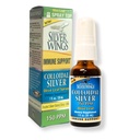 Natural Path Alas de plata Colloidal Silver 150ppm (750mcg) w / hoja de vida - Immune Support Suplemento - 1oz Spray