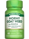 La verdad de la naturaleza Horny Goat Weed with Maca ¦ 60 Powder Extract Capsules ¦ Vegan, Non-GMO y Gluten Free Supplement