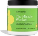 El productor milagroso Magnesium Glycinate Powder para el sueño - Chelated Magnesium Drink Powder Suplemento Ayuda a reducir el estrés y la regularidad mientras se calman los músculos con sabor a fresa - 30 Servimientos