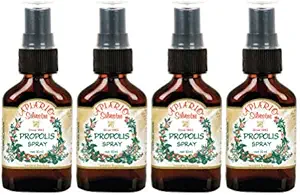 4 Botellas de Apiario Silvestre Brasileño Green Bee Propolis Spray Glycolic Extract 30ml -Non Alcoholic, Wax Gratis, Sugar Gratis