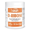 Supersmart - D-Ribose Powder (Natural Sugar) 6gm por día - ATP Synthesis " Production - Universal Fuel for Energy ← Non-GMO " Gluten Free - 150 g