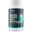 Memo cerebral Max Pro Plus - Top Memory & Brain Memo Max Pro Suplemento - Soporte Memoria mejorada &amp; Acuidad mental - Ayuda Función cerebral natural - Soporte Focus, recuperación mental, " Energía