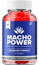Macho Power Gummies for Hombre – MachoPower Male Gummies All-Natural Supplement, Power Macho Gummies Reviews (1 Pack - 60 Gummies)