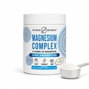 Polvo Complejo de Magnesio - 8 Tipos de Magnesio, L-Threonate (Magtein), Glycinate, Malate y Más para Salud Cerebro, Relajación, Absorción Máxima - Desarrollado, 30 Servimientos