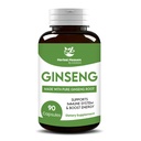 Herbal Heaven Natural Energy y Focus Ginseng Capsules 90 Cuenta para Vitalidad y Bienestar - 100% Herbal Fórmula