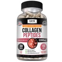 Kaya Naturals Péptidos multi colágeno Polvo Complejo para Mujeres y Hombre, Vital para el pelo, la piel, las uñas y el envejecimiento, Tipos I, II, III, V & X Collagen Protein Blend ← Capsules - 30 Contar Suplemento