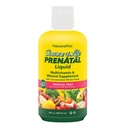 Natures Plus Fuente de Vida Prenatal Liquid, Tropical Fruit - 30 fl oz - Multivitamin & Mineral Supplement - Nutritional Support During Pregnancy - Gluten Free, Vegetarian - 30 Servings