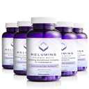 Reluminas L-Glutathione Complex 1650mg - Antioxidant Support with Alpha Lipoic Acid, NAC, L-Methionine, Vitamina E, Skin Health Supplement, Made in USA - 90 Vegetarian Capsules x 5 Botellas