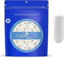 Capsuline Size 000 - Colored White Empty Gelatin Capsules - 10000 Cuenta - Empty Gel Pill Capsules - DIY Pure Bovine Pill Capsule Filling - Empty Caps - Kosher y Halal Certified - No GMO certificado
