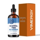 Vimergy Melatonin 5 mg – Natural Sleep Aid – Suplemento del sueño – Le ayuda a caer más rápido " Stay Asleep Longer - No Gluten-Free, Kosher, Soy-Free, Vegan, Paleo (115 mL)