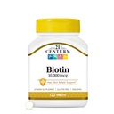 Tablas de biotina del siglo XXI, 10.000 mcg, 120 conde saboreado