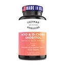 Remedios totalmente naturales de Thomas Myo Inositol Suplemento " D-Chiro Inositol Blend Suplemento con Folato y Vitamina D3, 40 a 1 Ratio, No GMO, No Fillers, CoQ10, 90 cápsulas Vegan