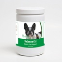 Saludable razas francesas Bulldog Salmón aceite suave Chews 120 Conde