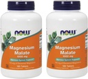 AHORA Magnesio Malate 1000mg, 180 Tabletas (Pack de 2)
