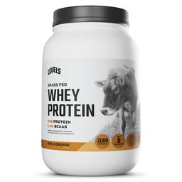 Niveles Grass Fed Whey Protein Powder, No Artificials, 24G de Protein, Vanilla Cinnamon, 2LB