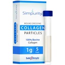 Vestido de sabuesos de Collagen - Caja de Vial de Polvo 1g, 5 Pack - Suplemento de Sanación de Heridos en Vials - Curación de Collagen Vestir para Libras - Powder Collagen Suplementos de Sanación de Heridos