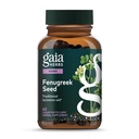 Gaia Herbs Fenugreek Seed - Ayuda a apoyar la lactancia saludable y la producción de leche materna* - Hecho con semillas orgánicas de Fenugreek - 60 Phyto-Capsules líquido vegano (hasta 15 días de suministro)