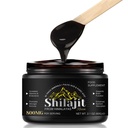800 Mg Himalayan Shilajit Resin, Shilajit Puro Himalayan Orgánica, Shilajit Puro con Ácido Humic, Ácido Fulvico &amp; 85+ Complejo de Minerales Trace, Complemento Gel for Energy &amp; Immune Support, Hombres &amp; Mujeres, 60g