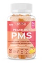 SUKU Vitaminas - PMS Gummy Suplemento con Chasteberry para Aliviar PMS y Menopause Peach Mango Gummies (50 Conde)