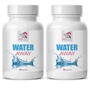 Suplemento de equilibrio de agua - AGUA AWAY - suplemento de soporte, Solución de agua, mezcla diurética natural, equilibrio de agua herbaria, suplemento de soporte diurético, Apoyo natural, Saldo de agua 2 Bot 120 Caps