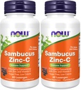AHORA Suplementos, Sambucus Zinc-C con Concentrado de Elderberry y Vitamina C, 60 Lozenges (Pack of 2)