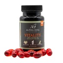 Aceite de Krill para perros - Vitality by Alpha Dog Nutrition – Reduce las alergias de perros, Itchiness, " Shedding - Promueve la habilidad saludable y la carne