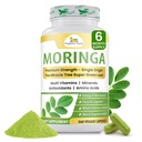 Organic Veda Moringa Leaf Powder Capsules, 1000mg, 360 Conde - True Green Native Organic Moringa Oleifera, Premium Strength Nutrient Dense 100% Pure Leaves - Energy, Sleep &amp; Immunity Support - Vegan