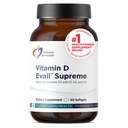 Diseños para la salud D-Evail Supreme - 5,000 IU Vitamina D3 Suplemento con VIT K (K1, K2 como MK-4) + GG - Bone, Cardiovascular + Immune Support - Mejora de la biodisponibilidad (60 Softgels)