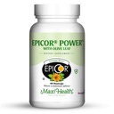 Epicor Power by Maxi Health: EpiCor with Olive Leaf Extract - Levadura procesada de la cerveza - 60 cápsulas vegetarianas - Kosher