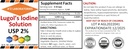 A2Z Ioduro de Lugol ecológico y Potasio 2% Solución 3000 mcg - Suplemento líquido gotas para soporte tiroideo para hombres, Metabolismo Salud, Detox Boost -16 Fl Oz/USA/Ships Hoy! (1)