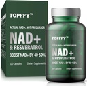 NAD+ Suplemento, NAD+ dormitorios, Suplemento de Max Absorption for Support Cellular Energy, Aging Defense, 120 Softgels